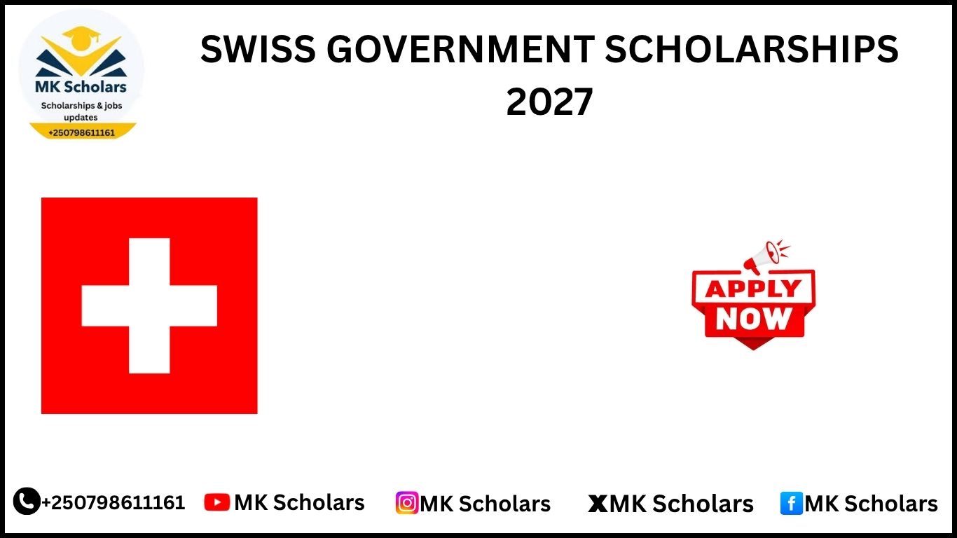 SWITZERLAND GOVERNMENT SCHOLARSHIPS 2027
